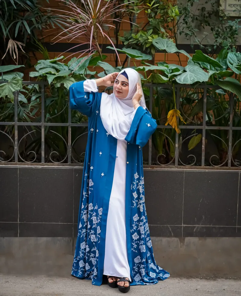 Eid Special Luxury Kimono (Sky Blue Taifa)